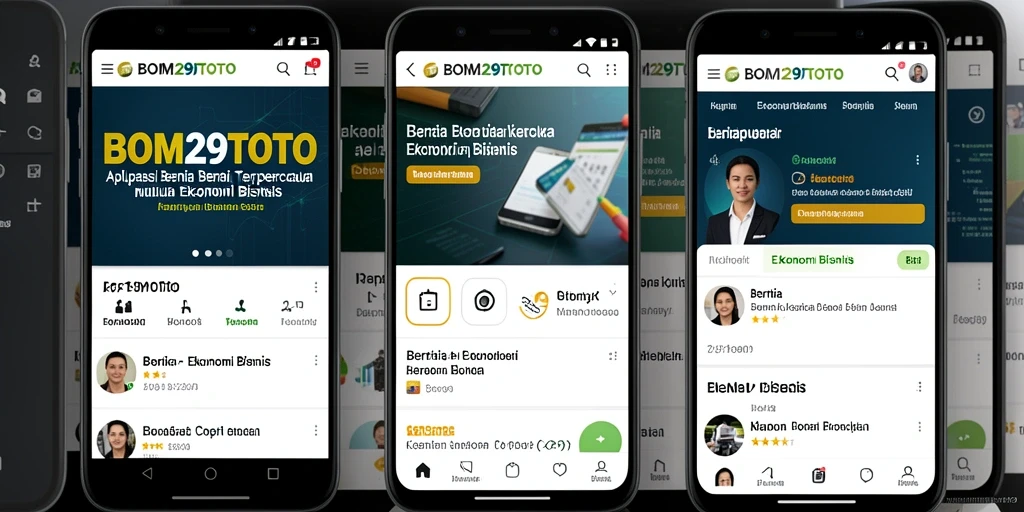 Tampilan antarmuka BOM29TOTO yang modern dan informatif.