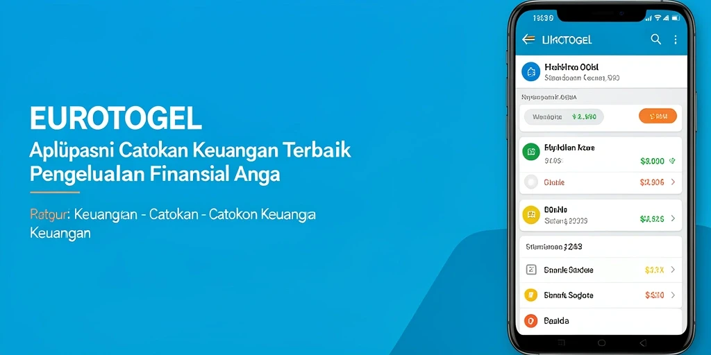 Antarmuka aplikasi EUROTOGEL untuk Catatan Keuangan yang intuitif.