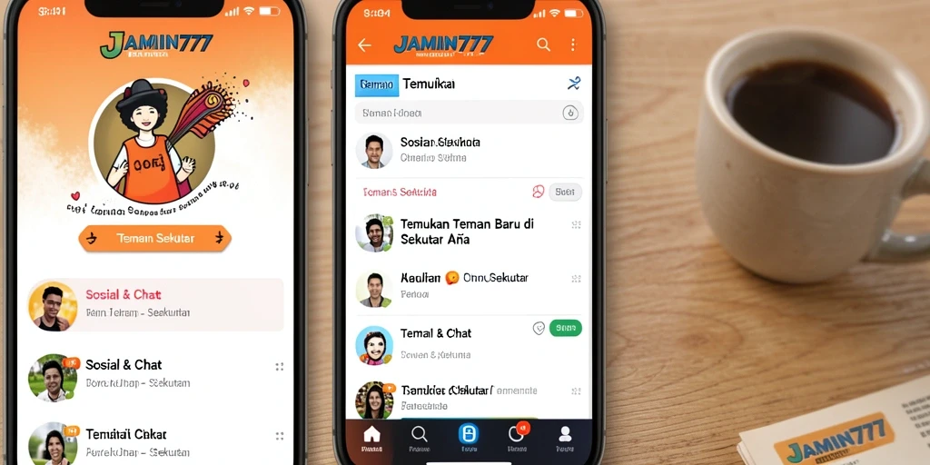 Antarmuka <strong>JAMIN777</strong> yang sederhana dan menarik untuk menemukan teman baru.