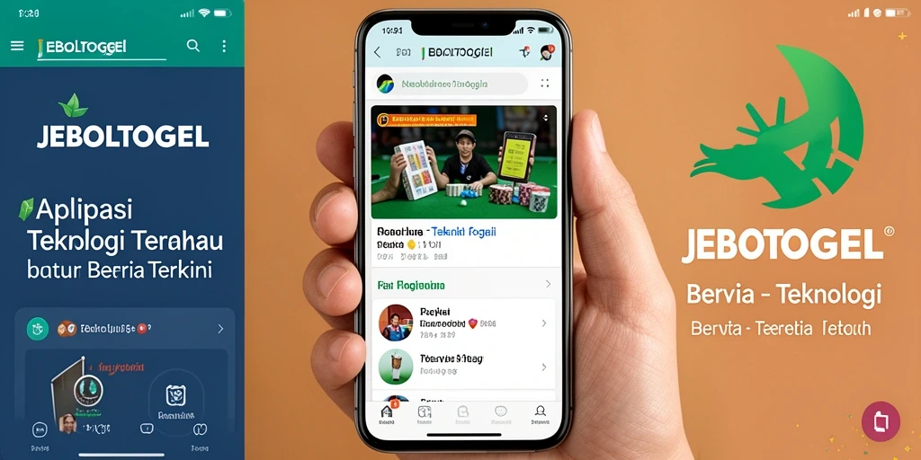 Tampilan antarmuka aplikasi JEBOLTOGEL yang modern dan menarik.