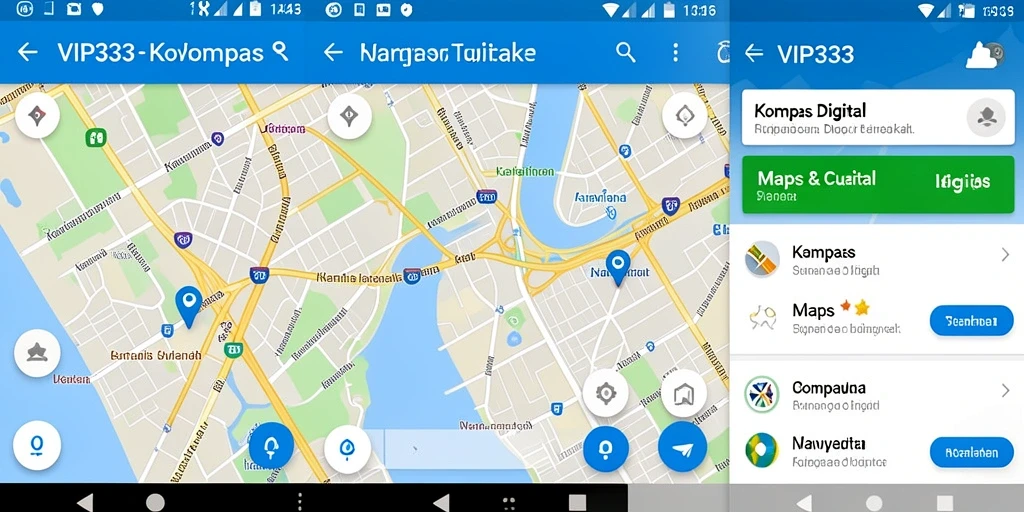 Tampilan antarmuka VIP333 yang sederhana dan informatif.